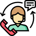 Customer care support icon