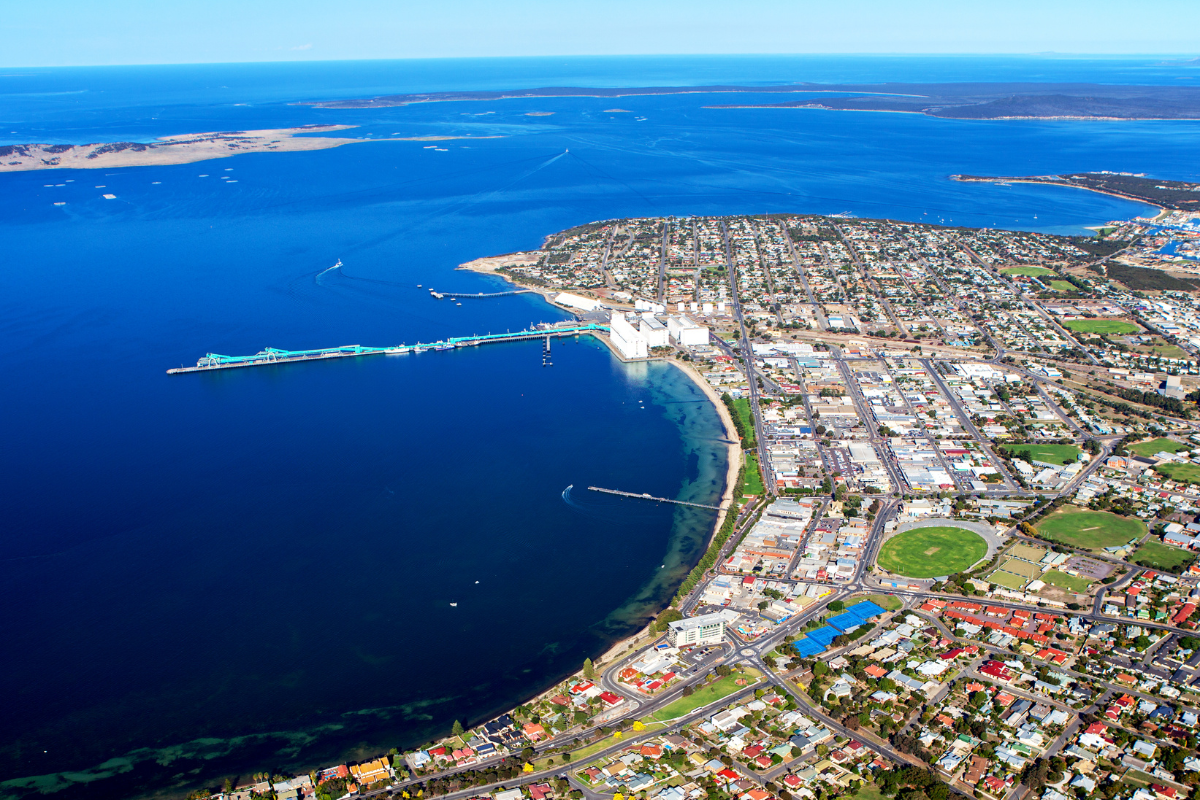Ariel view of Port Lincoln