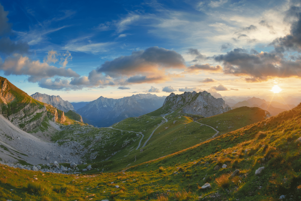 High Dynamic Range Mountain Landscape