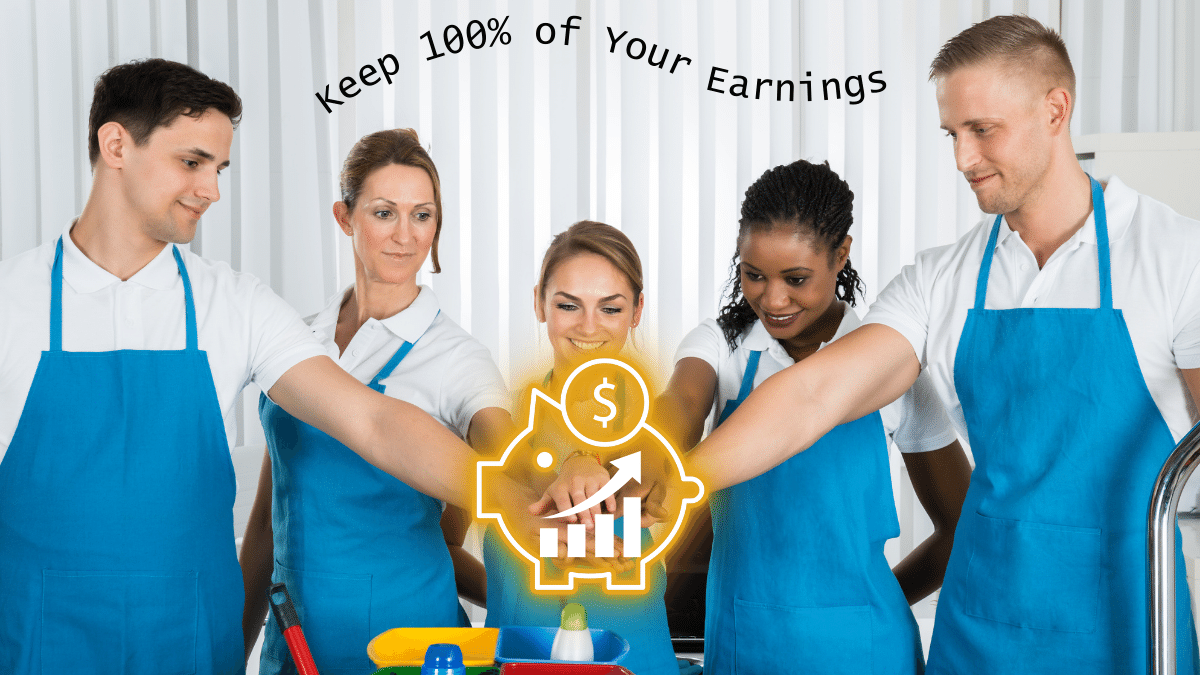 Keep 100% of Your Earnings
