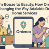 Orderoo banner showing alcohol delivery and beauty.