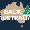 Australian Made logo with green and gold kangaroo symbol representing the Back Australia campaign and support for local manufacturing.